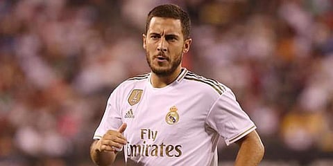 Real Madrid striker Eden Hazard (Photo | AP)