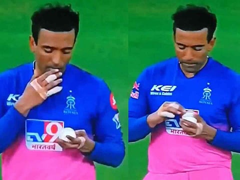 The incident took place in the third over when Uthappa dropped a catch. (Photo | Twitter)