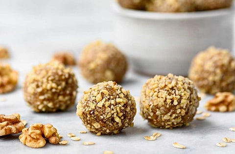 Maple walnut energy balls