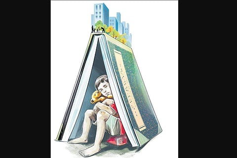 World Homeless Day is observed on October 10. (Express Illustrations)