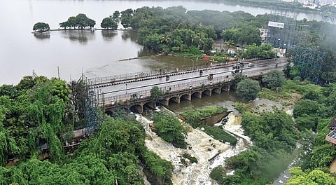 Hussainsagar (File Photo | EPS/S Senbagapandiyan)
