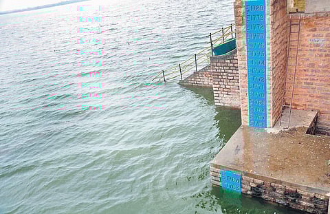 Water level rises at Himayatsagar reservoir.