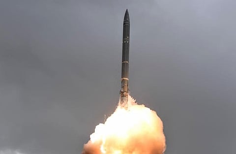 Supersonic Missile Assisted Release of Torpedo (SMART) being tested from Abdul Kalam Island off the Odisha coast. (File Photo)