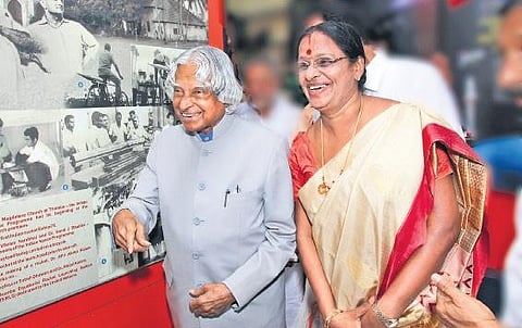 Dr Indira Rajan with former president A P J Abdul Kalam