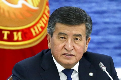 Kyrgyzstan's President Sooronbai Jeenbekov (Photo | AP)