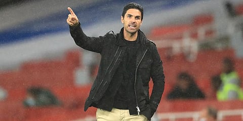 Arsenal coach Mikel Arteta (Photo | AP)