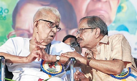 Akkitham with M T Vasudevan Nair | file pic