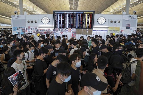 Representational image of Hong Kong airport (File Photo | AP)
