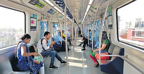 Hyderabad Metro (Photo | S Senbagapandiyan, EPS)