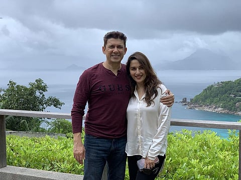Madhuri Dixit Nene and her doctor husband Sriram Nene. (Photo | Instagram)