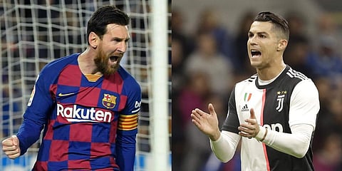 Lionel Messi and Cristiano Ronaldo (R) (Photos | AFP, AP)