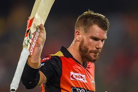 Sunrisers Hyderabad skipper David Warner (Photo | PTI)