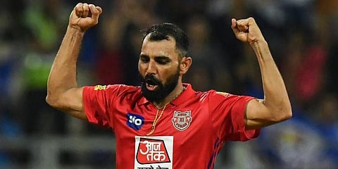 Kings XI Punjab bowler Mohammed Shami (Photo | AFP)