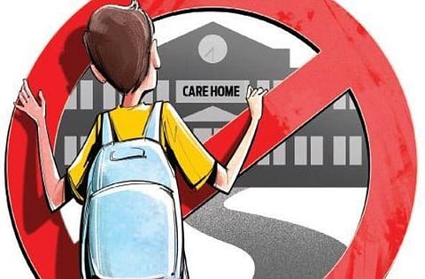 Care centres send children back home