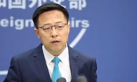 Chinese Foreign Ministry spokesman Zhao Lijian (Photo| Twitter)