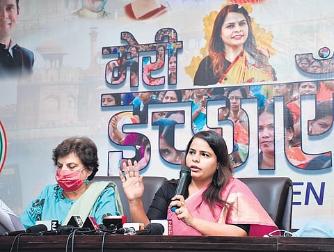 Delhi wing of Mahila Congress launches the online campaign on Monday | Express
