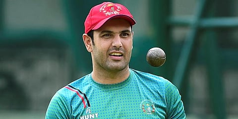 Afghanistan all-rounder Mohammad Nabi (Photo | PTI)