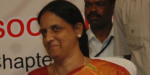 Telangana Education Minister P Sabitha Indra Reddy