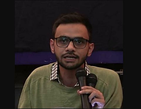 Umar Khalid has been arrested under UAPA for his alleged involvement in Delhi riots 2020. (Photo | Umar Khalid Official Twitter)