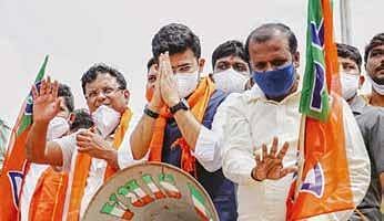 Bharatiya Janata Yuva Morcha President Tejasvi Surya