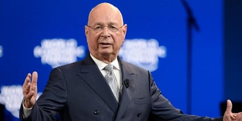 World Economic Forum founder and executive chairman Klaus Schwab 