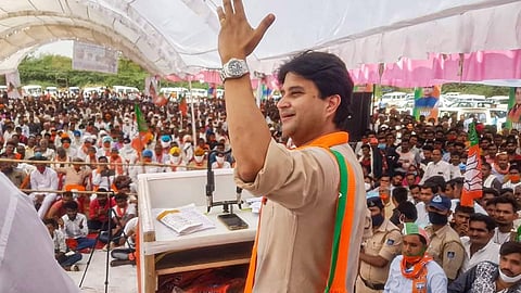 BJP leader Jyotiraditya Scindia 