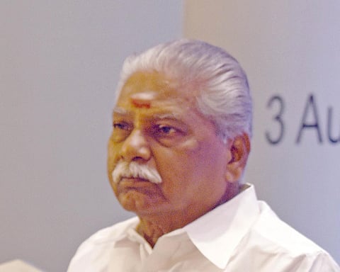 Tamil Nadu agriculture minister R Doraikkannu.