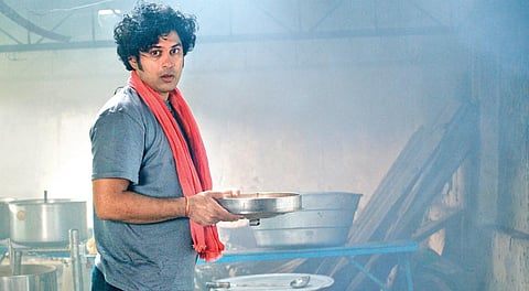 Bheemasena... is jointly produced by Rakshit Shetty, Pushkar Mallikarjunaiah and Hemanth M Rao.