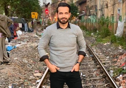 Irfan Pathan during the shoot of 'Cobra' (Photo | Twitter)