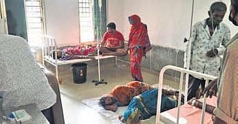 Food poisoning patients undergoing treatment at CHC