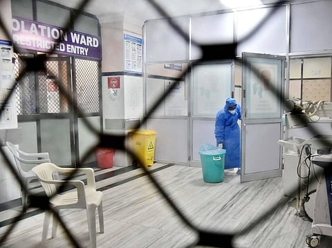 Isolation ward at RGGGH. (Photo | P Jawahar, EPS)