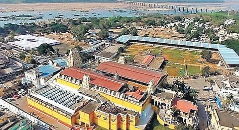 The Bhadradri Sita Ramachandraswamy Temple in Bhadrachalam town