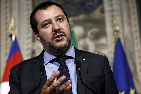 Italy's far-right leader Matteo Salvini. (File | AP)