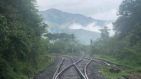 The overhead equipment has been designed for a maximum speed of 120 kmph, with the maximum span between two traction poles restricted to 67.5 metres to ensure safety and operational reliability.