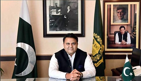 Pakistan Information Minister Fawad Chaudhry. (Photo| Twitter)