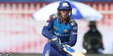 Mumbai Indians batsman Quinton de Kock (Photo | Mumbai Indians Twitter)