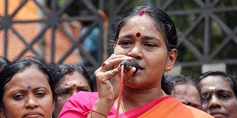  BJP’s Alappuzha lok sabha candidate Sobha Surendran 