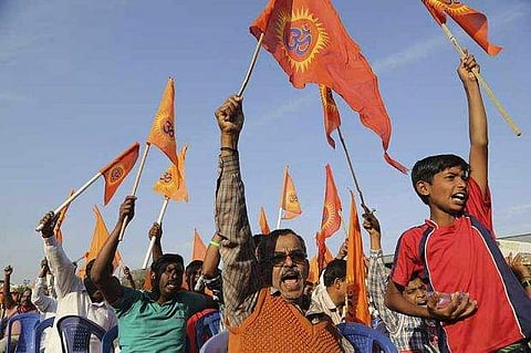 Image of Bajrang Dal supporters used for representational purpose (File | PTI)