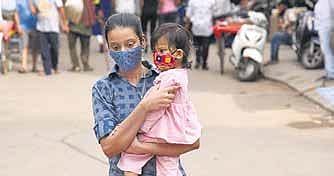 Wearing masks has become the norm as the pandemic rages on. (File Photo | EPS)