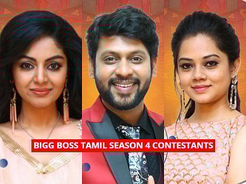 Here is the list of contestants in the fourth season of popular reality show Bigg Boss in Tamil hosted by Kamal Haasan.