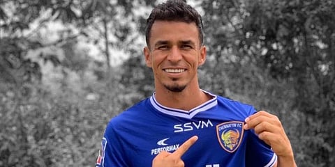 Brazilian midfielder Memo (Photo | Chennaiyin FC Twitter)