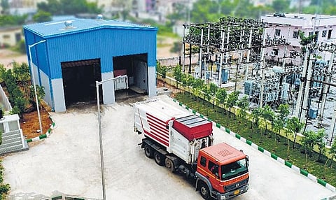 Hundred Secondary Collection and Transport Points (above) are proposed to be installed in phases across Hyderabad, each costing around Rs 1.3 crore. (Photo | EPS)