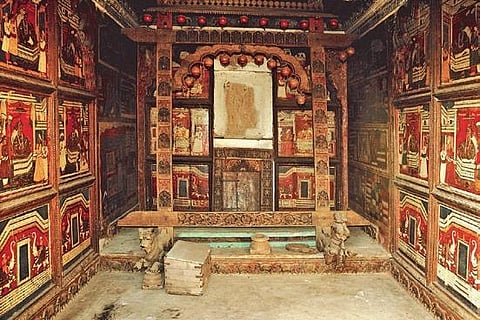 Chitra Mantapa at the Shri Prasanna Venkataramana temple in Mysore.