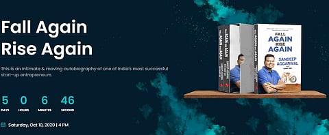 The book, touted to be an intimate and moving autobiography of one of India's most successful start-up entrepreneurs, will hit the stands on October 10.