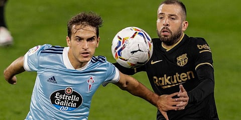 Barcelona left-back Jordi Alba (Photo | AP)