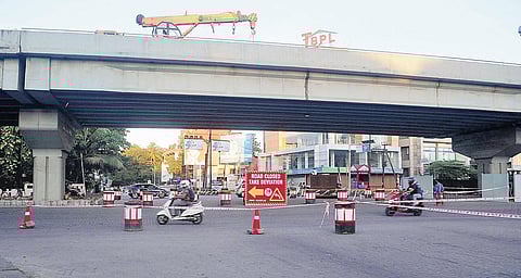 Traffic diversion near Palarivattom flyover |  A Sanesh