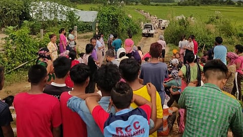 The area falls on the border of Kangpokpi and Imphal West districts and is disputed. (Photo | EPS)