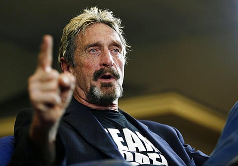 Internet security pioneer John McAfee (Photo | AP)