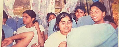 A throwback pic of Deepika on a school trip, to her right, dancer Sneha Kapoor