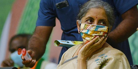 Union Finance Minister Nirmala Sitharaman (Photo| ANI)